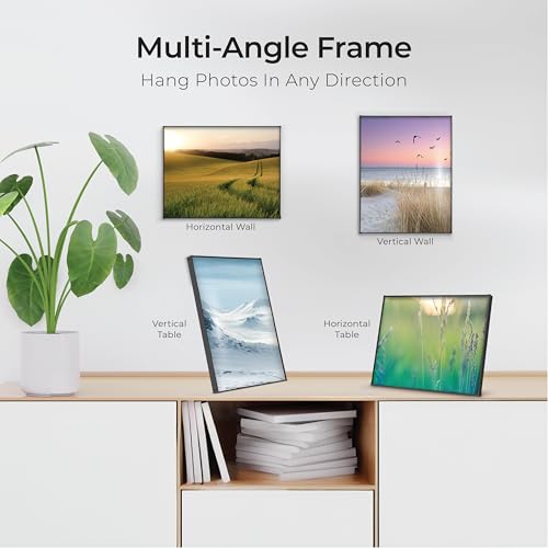 MANTELLO ESSENTIALS 8.5 by 11 picture frame 6 PACK 8.5 x 11 frame Front Loading picture frames 8.5 x 11 Pictures Documents Certificates Diplomas, And More - Image 3