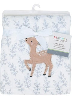 Bedtime Originals Bedtime Originals Deer Park Baby Blanket, White  - Image 4