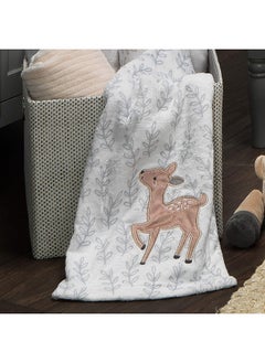Bedtime Originals Bedtime Originals Deer Park Baby Blanket, White  - Image 5
