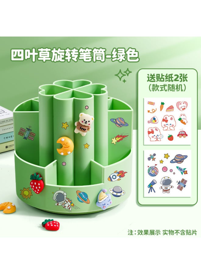 Reverse Pen Holder Creative High And Low Separation Rotatable Multi-functional Simple Modern Storage Container Children's Stationery Light Luxury Storage Box - Image 1