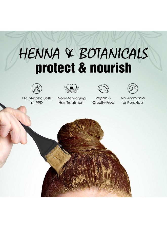 Light Mountain Light Mountain Henna Hair Color & Conditioner, Color the Gray - Medium Brown Hair Dye for Men/Women, 2-Step Chemical-Free, Semi-Permanent Hair Color for White, Gray, and Blonde Hair, 7 Oz (Pack of 2)  - Image 3