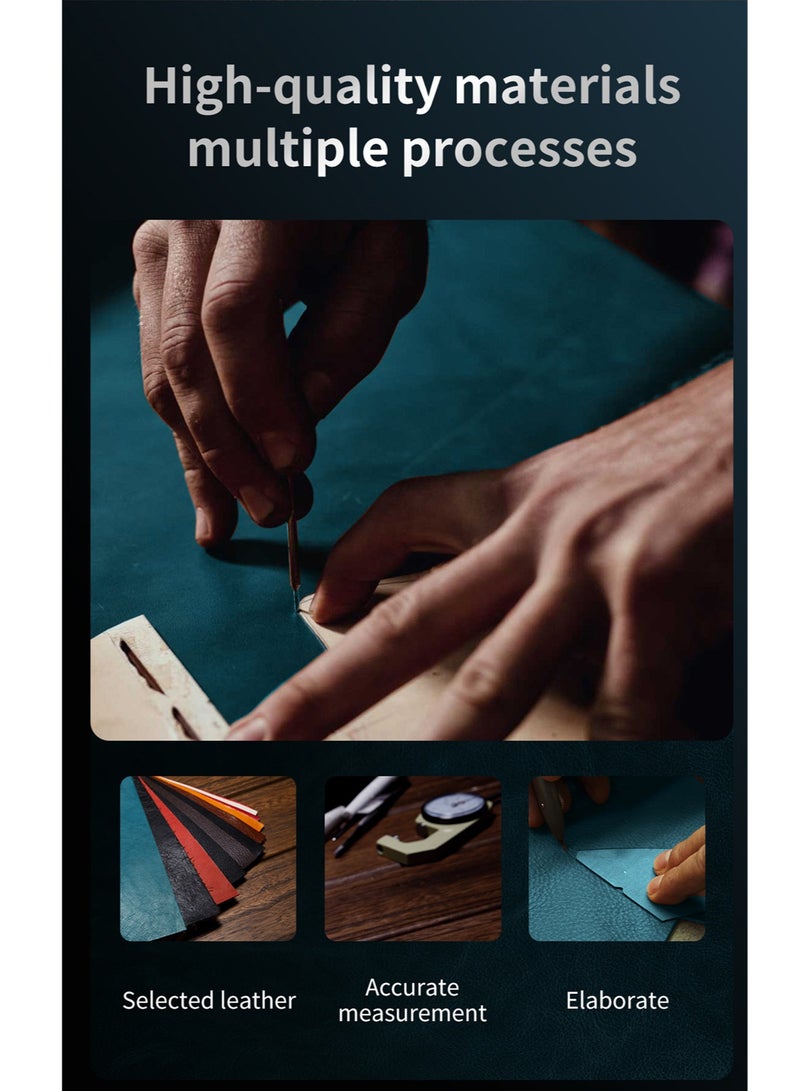 دبليو تيك غطاء حماية ذكي قابل للطي مع نافذة مرآة لهاتف Honor X9b 5G 2023 باللون الأسود - Image 3