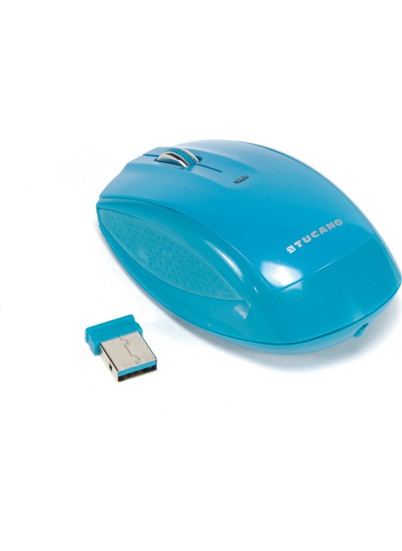 Tucano - WI-COL-B Colore Wireless Mouse Blue - Image 1