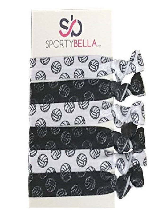Infinity Collection - Volleyball Hair Accessories Volleyball Hair Ties No Crease Volleyball Hair Elastics Set - Image 1