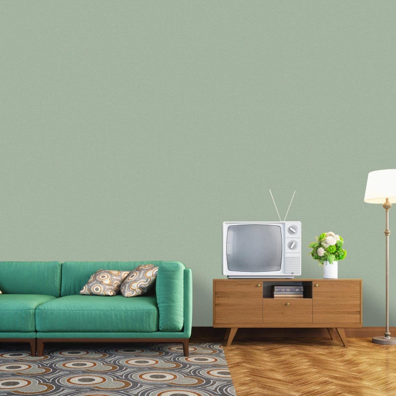 practicalWs Sage Green Wallpaper Stick and Peel Green Contact Paper 17.7'' x 118.1'' Removable Wallpaper Self-Adhesive Vinyl Solid Wall Paper for Bedroom Kitchen Cabinets - Image 5