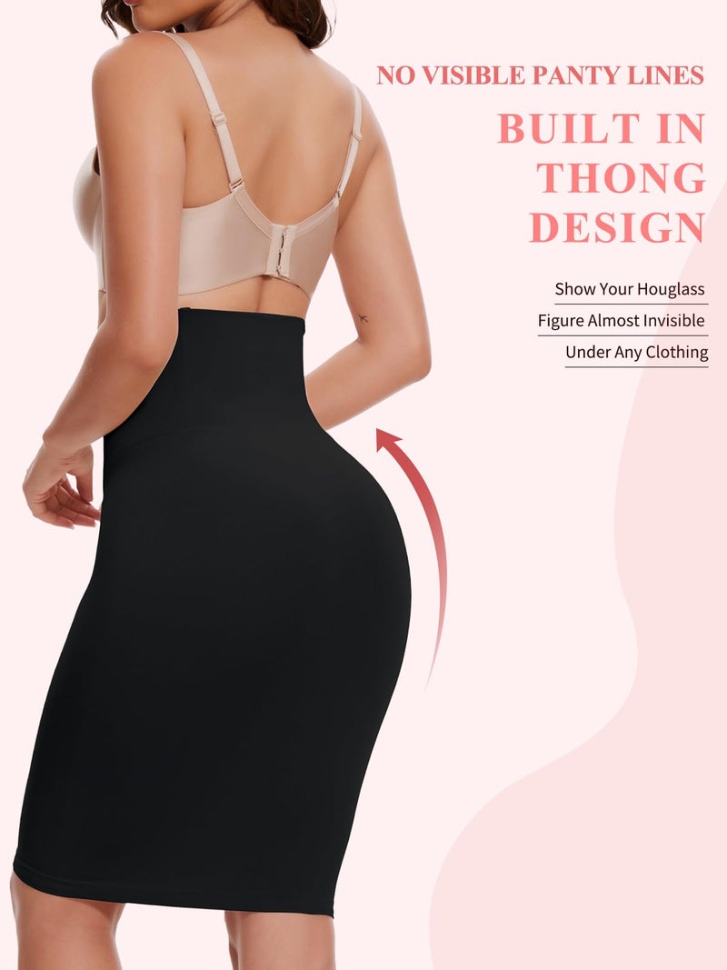 JOYSHAPER Shapewear Slip for Under Dresses Half Slip Tummy Control Dress Seamless Skirt Slip Body Shaper - Image 4