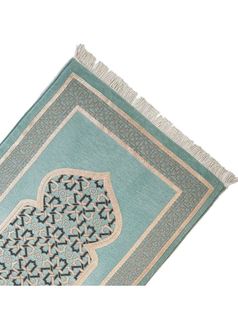 Museum Museum Large Size Memory Foam Prayer Mat. Turkish Comfortable Prayer Rug . Islamic Mihrab Design Sajadah with Foam.  - Image 4