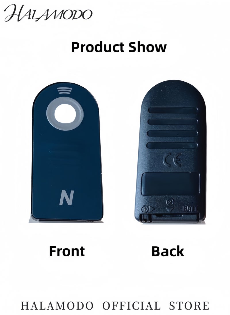 HALAMODO - Wireless Infrared Remote Control Shutter Digital Camera Remote Controller Compatible with Nikon D90 D80 D70 D7000 D5000 D60 D50 D40 D40X P6000 CP8000 - Image 1