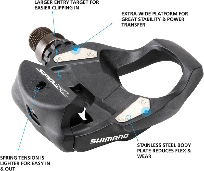 SHIMANO بدّال الطريق PD-RS500 SPD-SL - Image 2