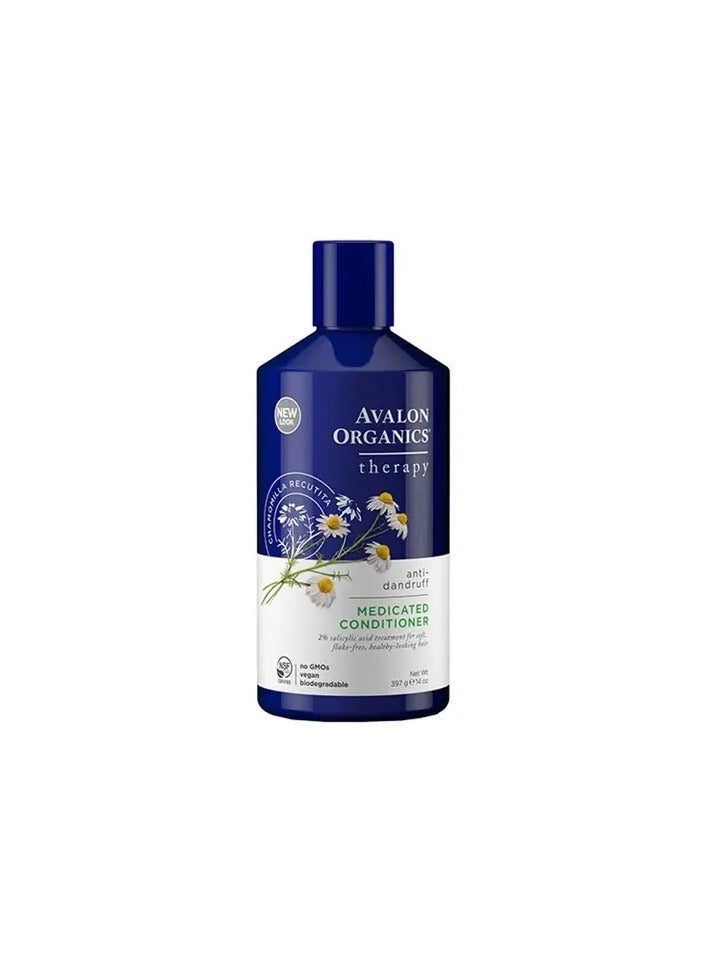 Avalon Organics Medicated Anti-Dandruff Conditioner 14 fl. oz. - Image 1