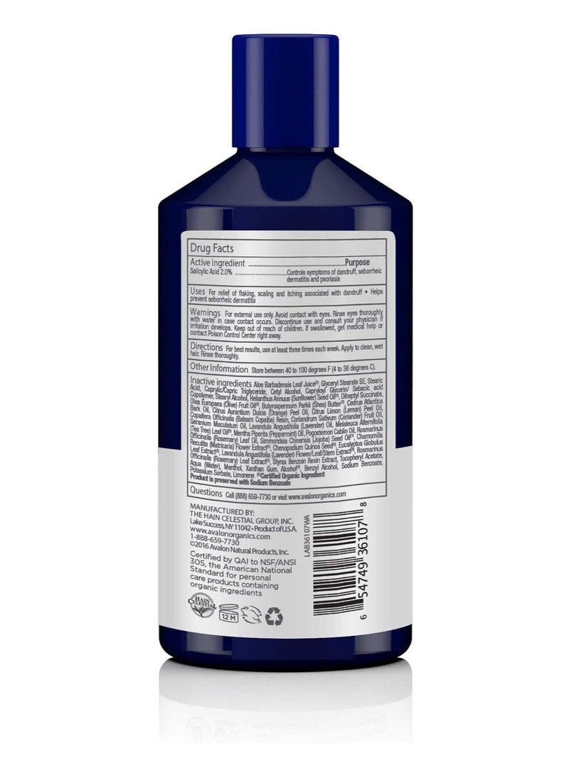 Avalon Organics Medicated Anti-Dandruff Conditioner 14 fl. oz. - Image 2