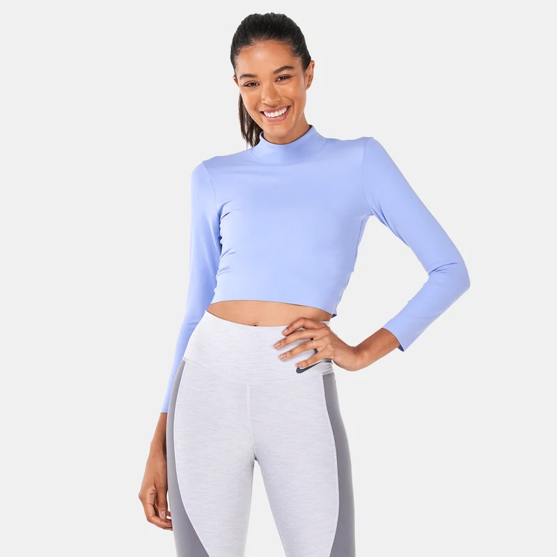Nike Women's Yoga Dri-FIT Luxe Long Sleeve Crop Top