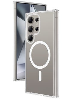AMAZINGthing Minimal MAG Drop Proof for Samsung Galaxy S24 Ultra Case Cover with MagSafe - Clear  - Image 1