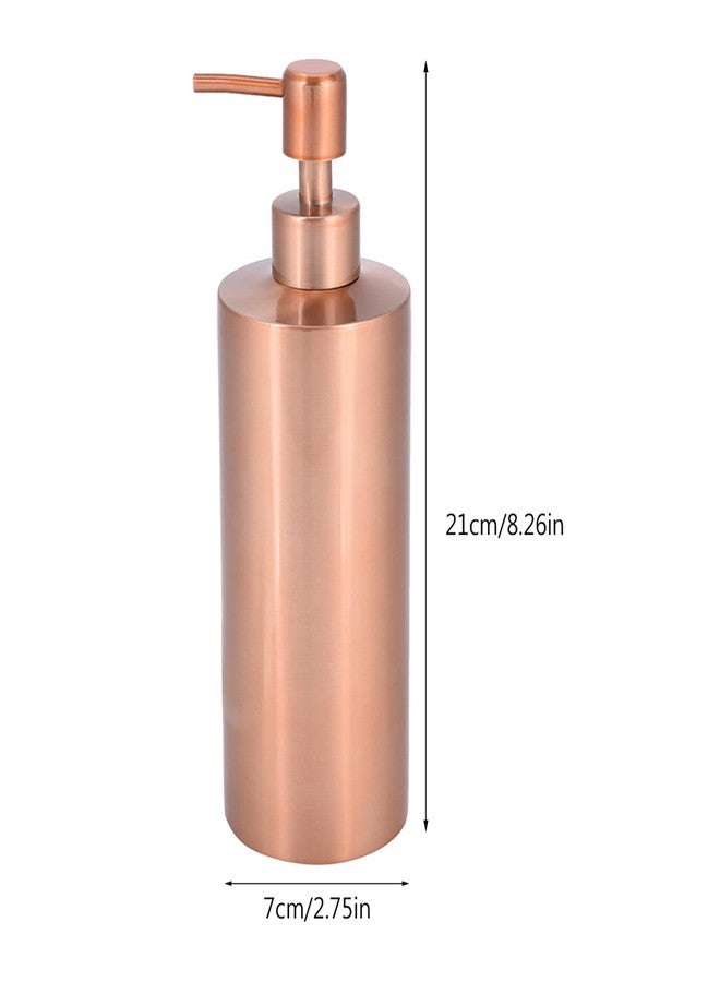 Fdit Soap Dispenser Stainless Steel Kitchen Bathroom Countertop Hand Pump Liquid Soap Lotion Dispenser Bottle (550ml) - Image 2
