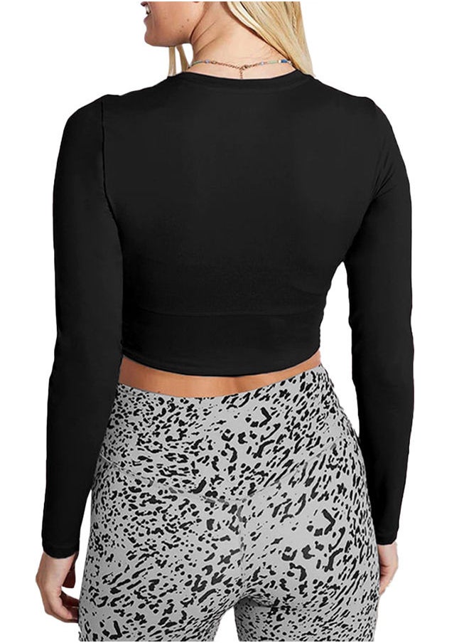 Nileton Sportswear - Crop Sport Top Long Sleeves  - Image 3