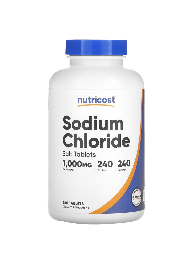 Sodium Chloride, 1,000 mg, 240 Tablets