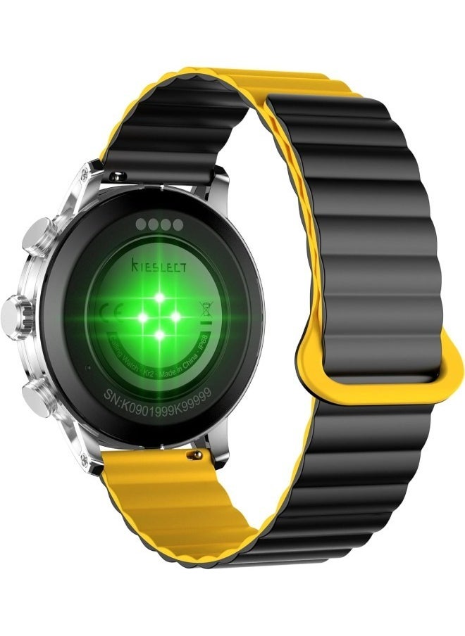 KIESLECT - Kr2 Smart Calling Watch Double Straps - Stainless steel - Image 1