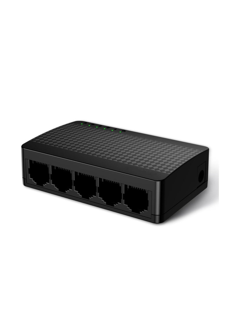Generic - SG105, 5 Port Gigabit Switch, Unmanaged Ethernet Switch, Office Ethernet Splitter, Plug & Play, Plastic Case, Desktop/ Wall-Mount, Fanless Quiet, Limited Lifetime Protection - Image 1