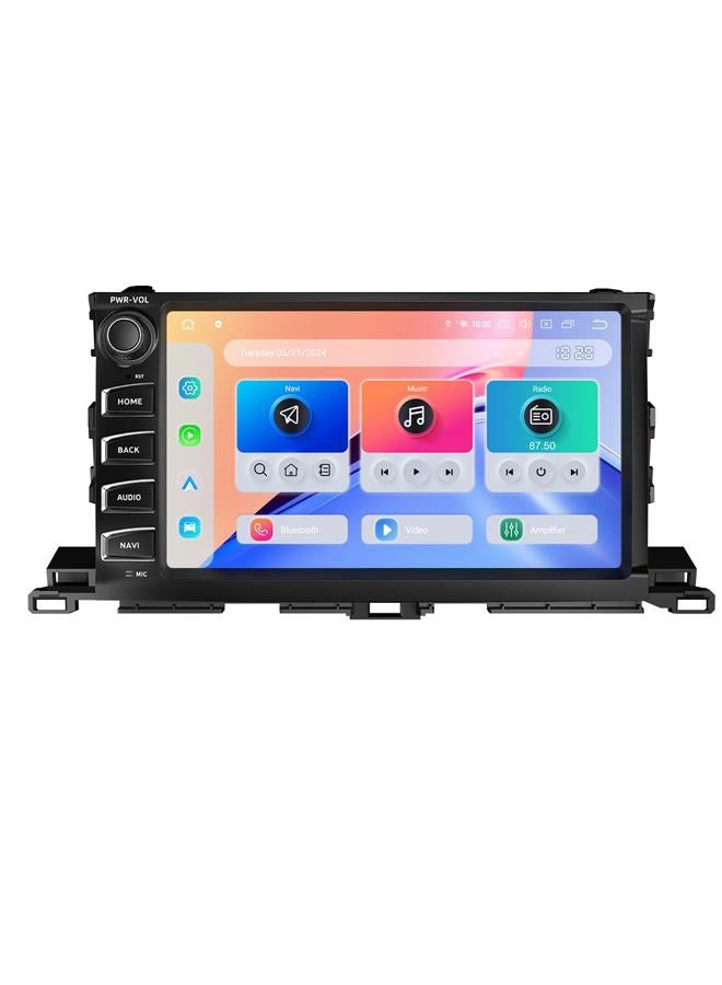 Dasaita 10.2" Car Stereo for Toyota Highlander 2015-2019, Android 13, Wireless CarPlay, Android Auto, 6GB RAM 64GB ROM, GPS Navigation, QLED Touchscreen (1280x720), FM/AM Radio, 5G WiFi/4G LTE - Image 1