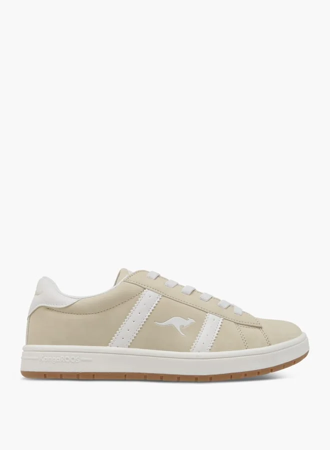 kangaROOS Women's Logo Detail Sports Shoes with Lace-Up Closure