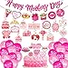 Funnlot Mothers Day Decorations 64PCS Happy Mothers Day Banner with Banner Balloons Cake Topper for Mothers Day Party - Image 4