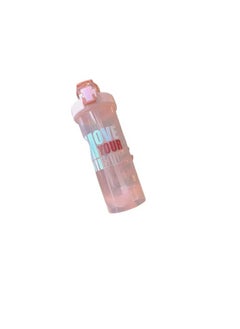 Trend Sports Shaker Bottle - 800ml with Straw & Y Blender (Pink)