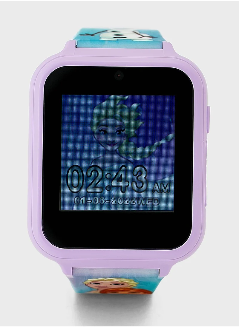 FROZEN Frozen Girls Smart Watch Multicoloured Silicone Strap, FZN4151ARG