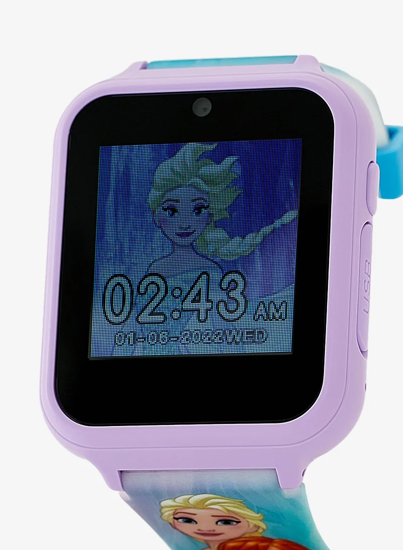 Disney FROZEN Frozen Girls Smart Watch Multicoloured Silicone Strap, FZN4151ARG