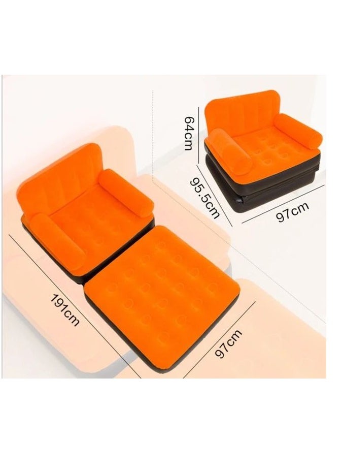 INTEX Portable Inflatable Air Bed Sofa Couch Perfect For Outdoor Beach Camping Sleeping, Relaxation Couch  - Image 2