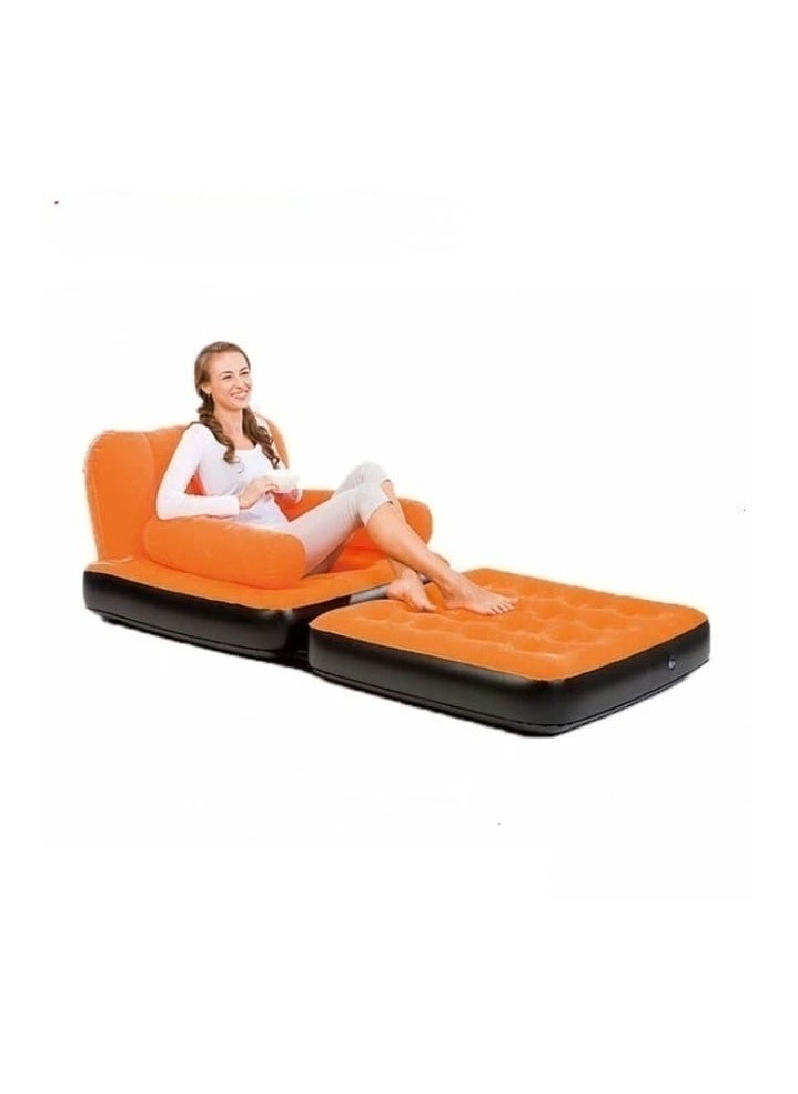 INTEX Portable Inflatable Air Bed Sofa Couch Perfect For Outdoor Beach Camping Sleeping, Relaxation Couch  - Image 5