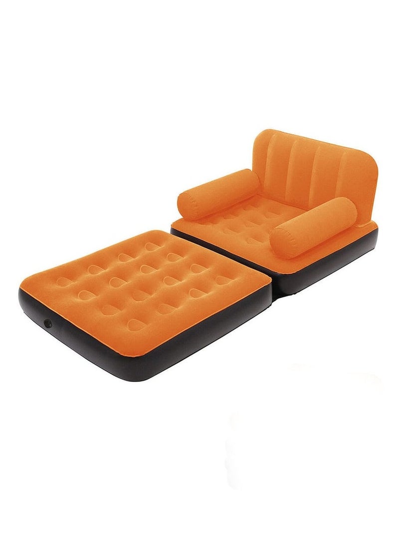 INTEX Portable Inflatable Air Bed Sofa Couch Perfect For Outdoor Beach Camping Sleeping, Relaxation Couch  - Image 1
