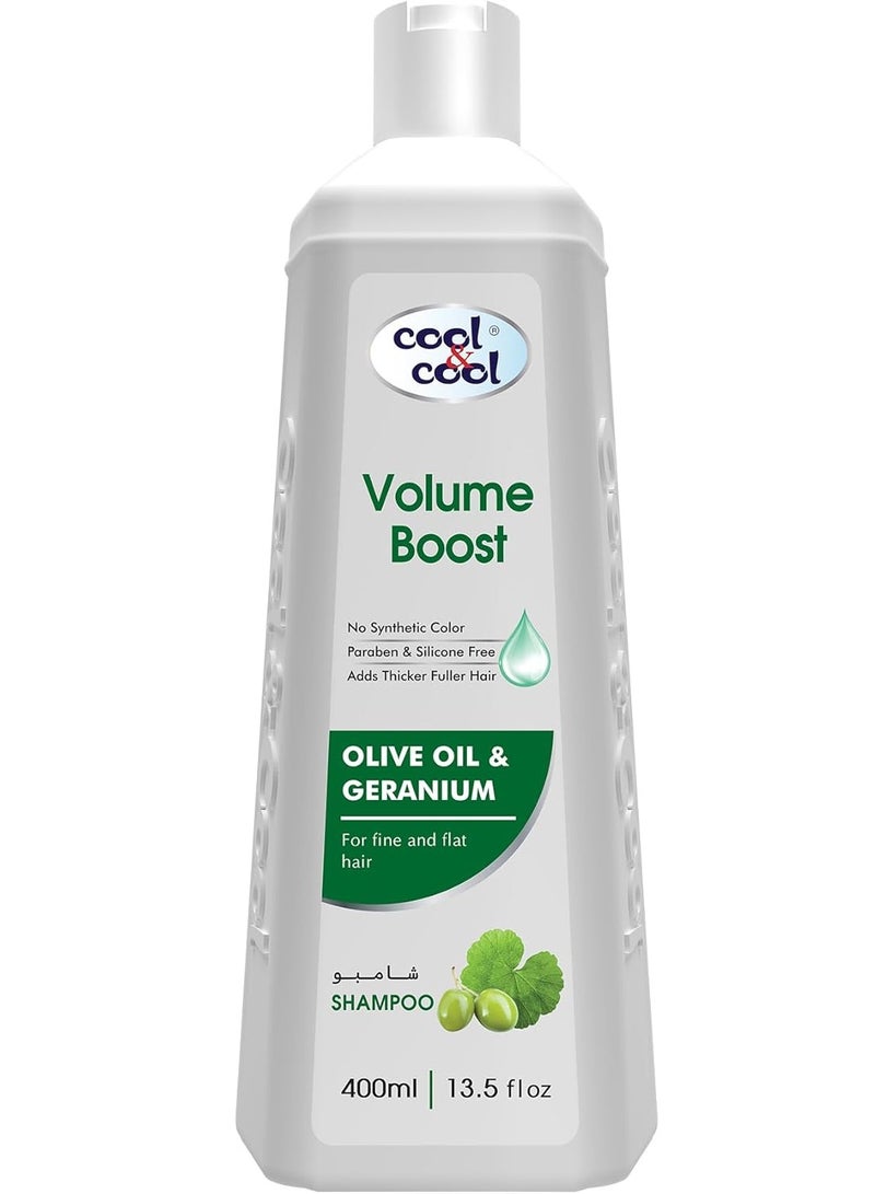 كول اند كول شامبو زيت الزيتون وإبرة الراعي لتعزيز كثافة الشعر 400 مل