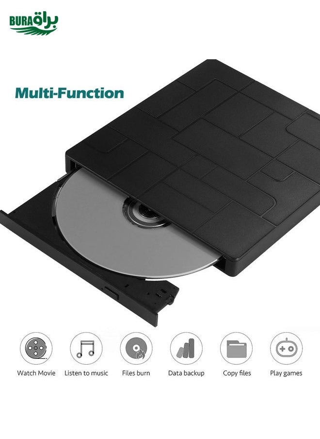 BURAQ External RW DVD Recorder with Optical Drive  - Image 3