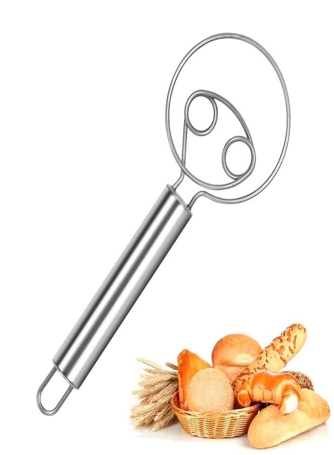 Flipco Premium Stainless Steel Dutch Whisk, Dough Hand Mixer Artisan Blender for Egg, Bread, Cake, Pastry, Pizza Dough - Perfect Baking Tools, Whisking, Tirring Kitchen Tools - Image 1