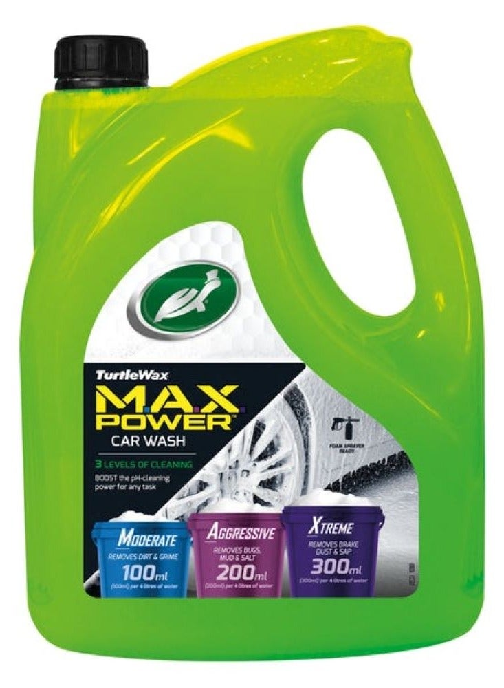 TurtleWax Car Wash Shampoo 4 Liters Max-Power-4L - Image 1