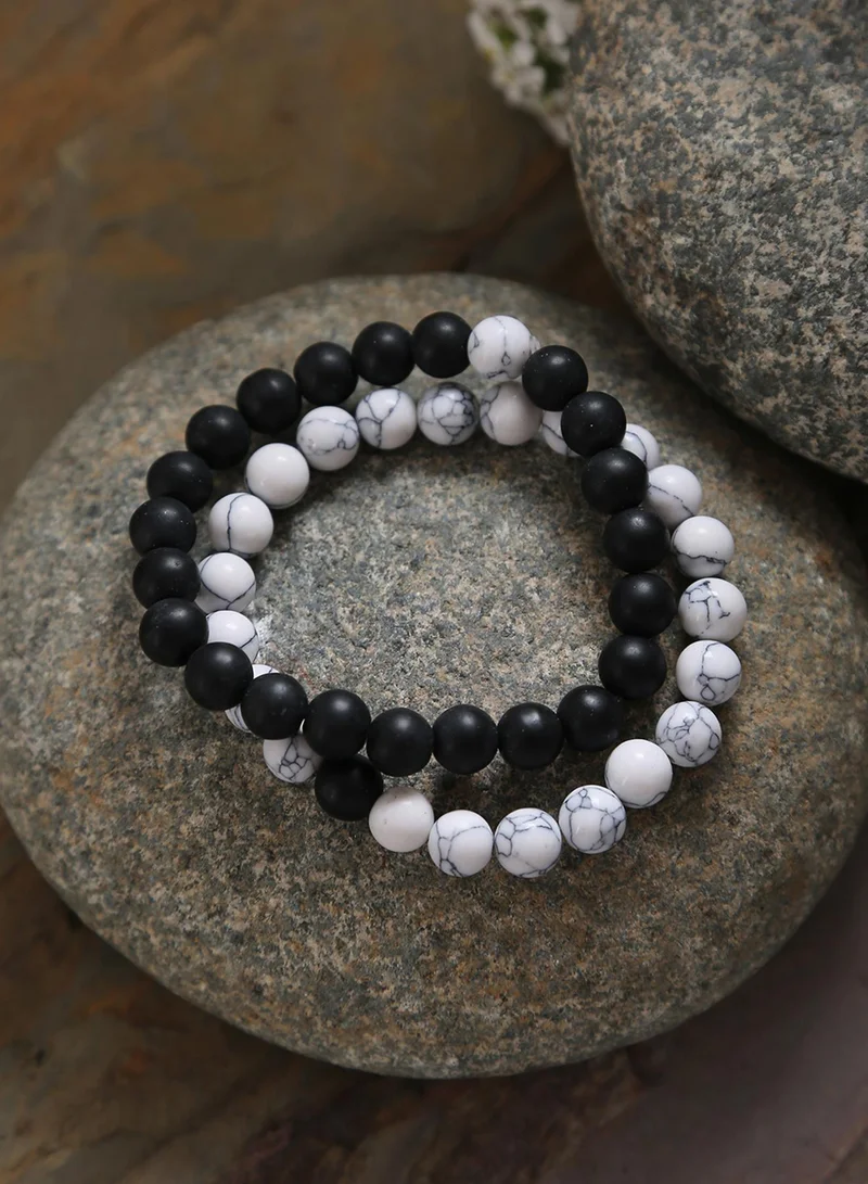 Sohi Set Of 2 Beads Artificial Bracelet Jewellery