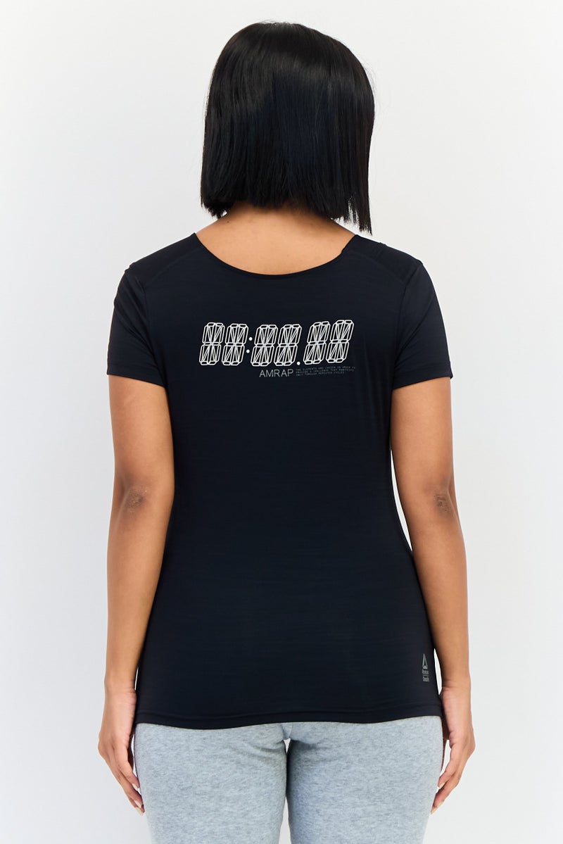 Reebok Women Sportswear Fit Sleeveless Running Top, Black - Image 3