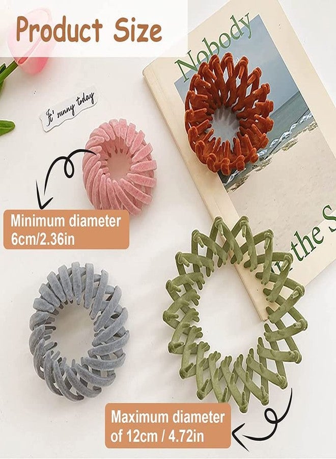 RECTYO GALLERY1 Pcs Bird Nest Hair Clips Holder Ponytail Holder Bun Barz Bun Clip Accessories for Women and Girls - Image 5