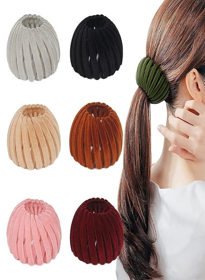 RECTYO GALLERY1 Pcs Bird Nest Hair Clips Holder Ponytail Holder Bun Barz Bun Clip Accessories for Women and Girls - Image 1