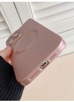 ShebSheb iPhone 14 Pro Max Case, Matte Magnetic Phone Cases with Camera Lens Protector [Compatible with MagSafe] Soft TPU Slim Shockproof Protective Cover  - Image 4
