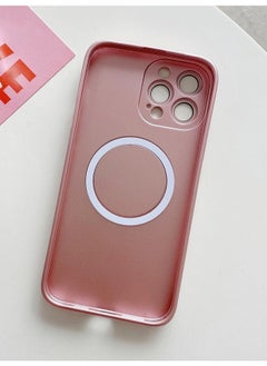 ShebSheb iPhone 14 Pro Max Case, Matte Magnetic Phone Cases with Camera Lens Protector [Compatible with MagSafe] Soft TPU Slim Shockproof Protective Cover  - Image 3