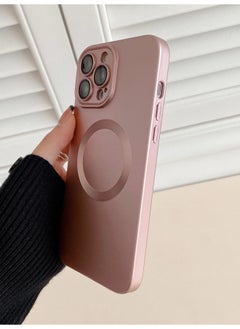 ShebSheb iPhone 14 Pro Max Case, Matte Magnetic Phone Cases with Camera Lens Protector [Compatible with MagSafe] Soft TPU Slim Shockproof Protective Cover  - Image 5