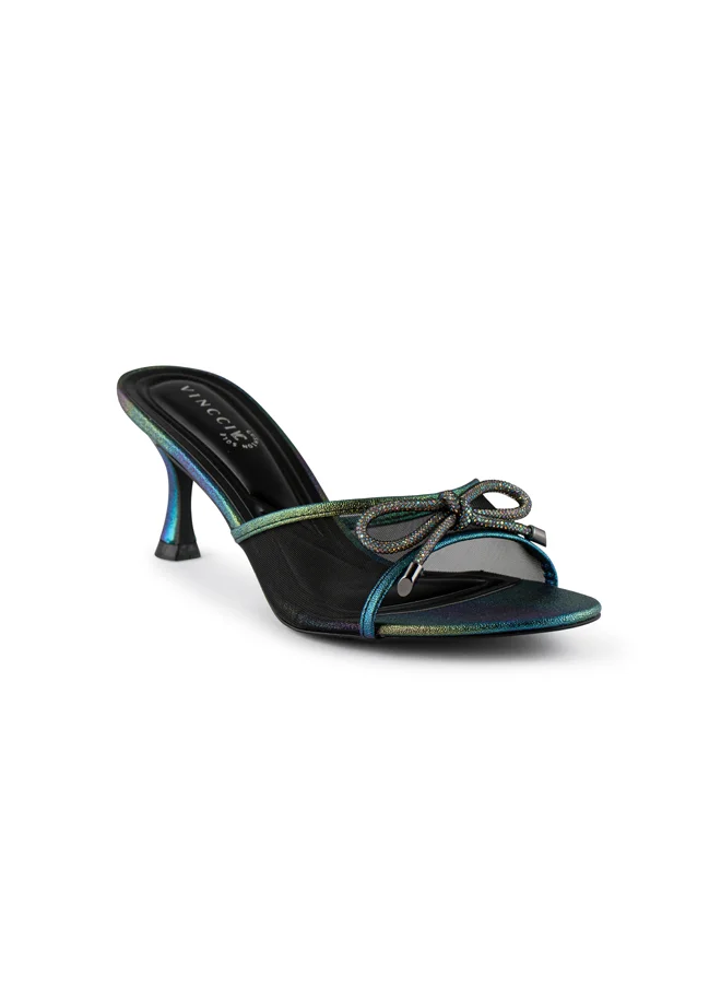 Vincci Women Multi Strap Mid Heel Sandals
