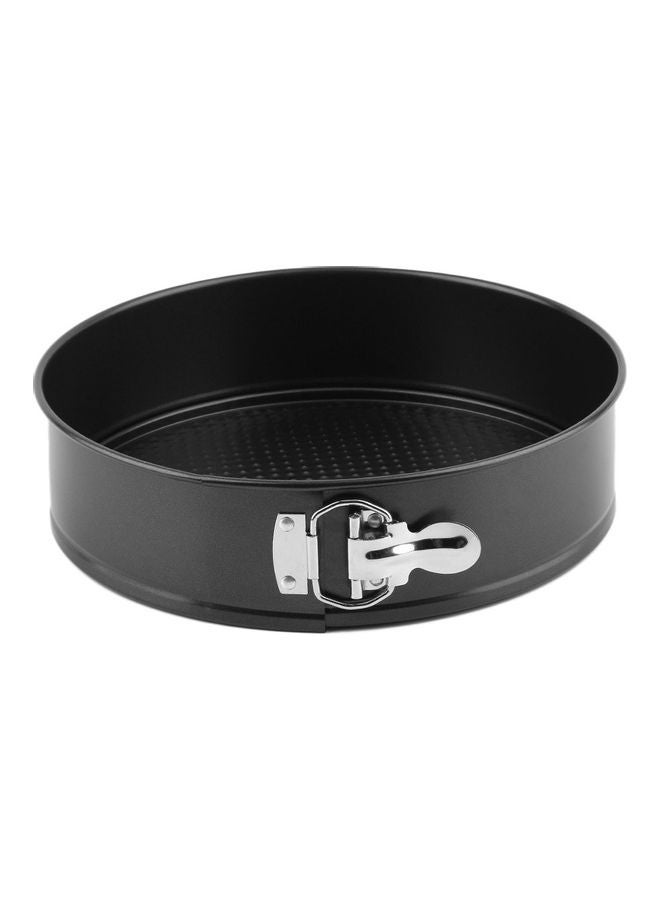 NIBEMINENT Metal Non-Stick Round Shape Pan Cake Mold Black - Image 3