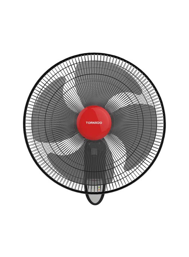 TORNADO Wall Fan 4 Blades, Remote 60 W EPS-16R Black - Image 2