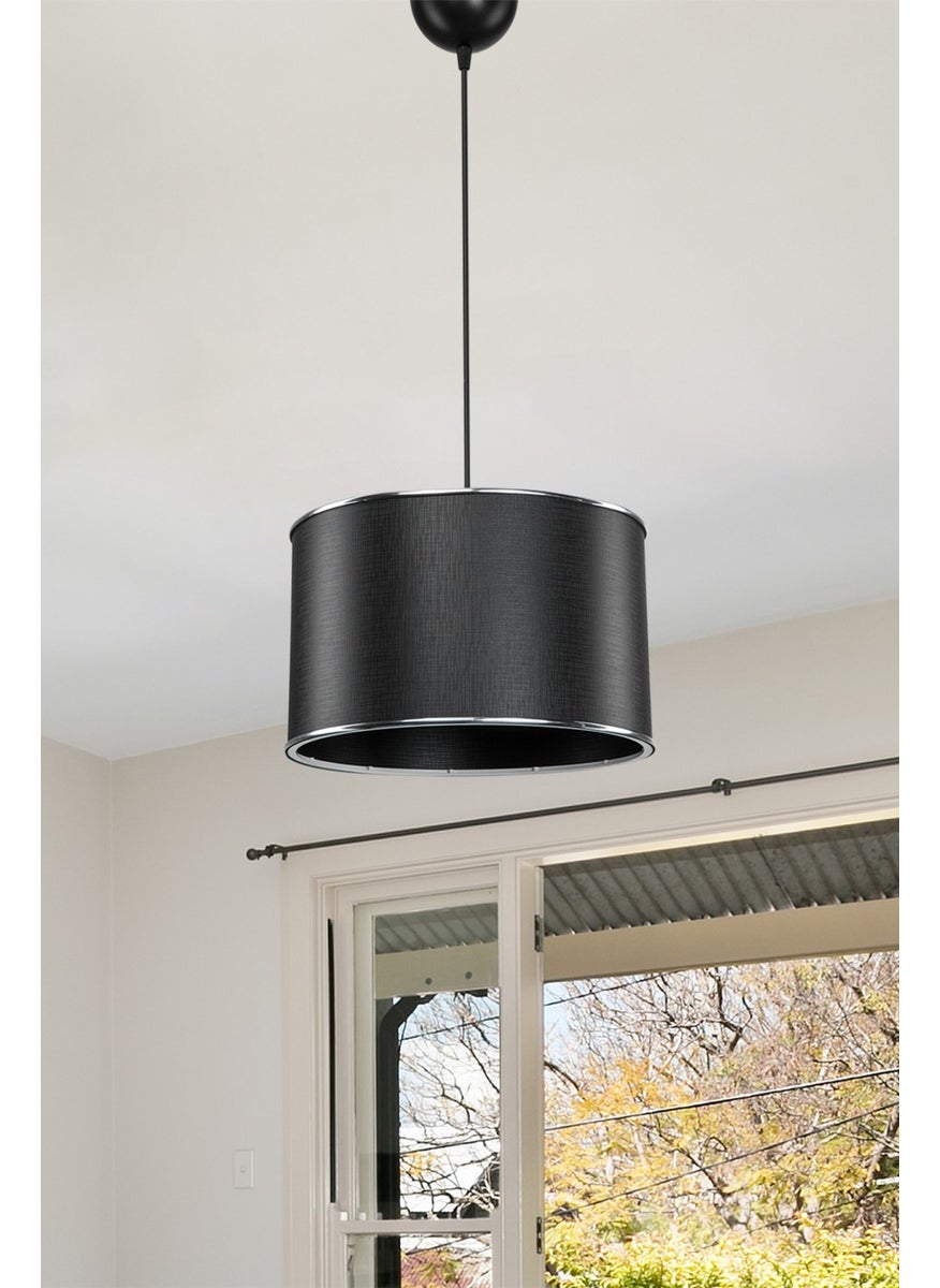 Ag Light Design - Black Pendant Chandelier Living Room Kitchen Hallway Bedroom Lamp - Image 1