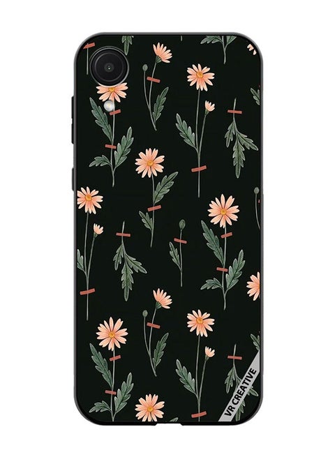 Protective Case Cover For Samsung Galaxy A03 Core Flower Pattern Design Multicolour