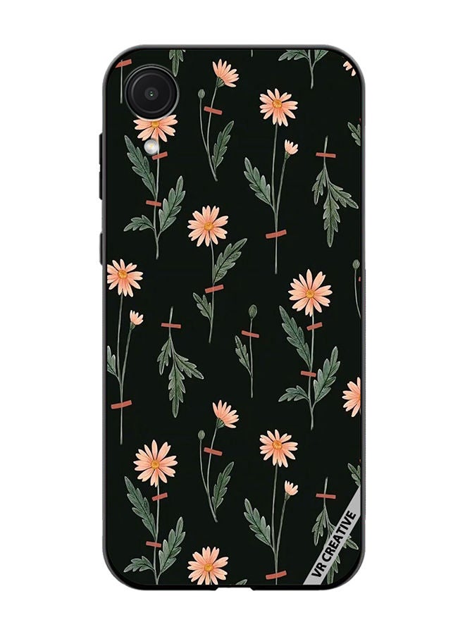 Protective Case Cover For Samsung Galaxy A03 Core Flower Pattern Design Multicolour