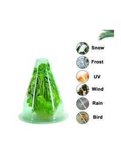 NIBEMINENT Garden Cloches for Plants, Reusable Plastic Small Plant Protector, Multifunctional Covers, Transparent Bell Jar to Protect Plants from Frost, Birds, Snail Damage Freeze Weather 12 Pack  - Image 3