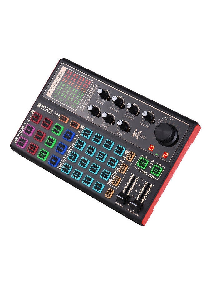 Generic SK300 Live Sound Card External Voice Changer Audio Mixer Built-in Rechargeable Battery Multiple Sound Effects for Live Streaming Music Recording Smartphone Computer Game Karaoke  - Image 1